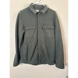 Civil Society olive green shirt jacket M c2